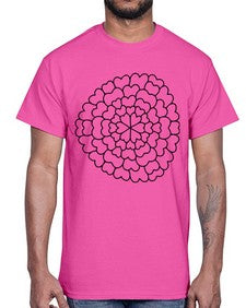 mandala 801#- mandala- Cotton Tee