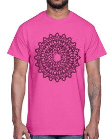 mandala 810#- mandala- Cotton Tee