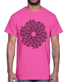 mandala 815#- mandala- Cotton Tee