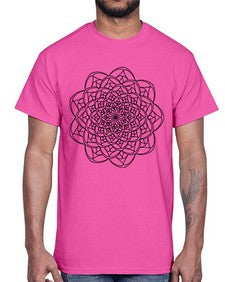 mandala 817#- mandala- Cotton Tee