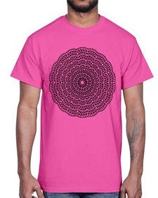 mandala 822#- mandala- Cotton Tee