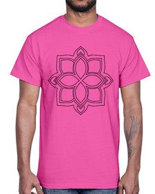 mandala 824#- mandala- Cotton Tee