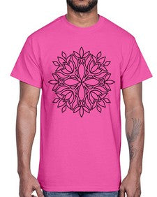 mandala 826#- mandala- Cotton Tee