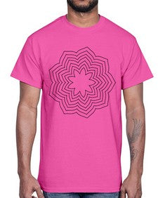mandala 832#- mandala- Cotton Tee