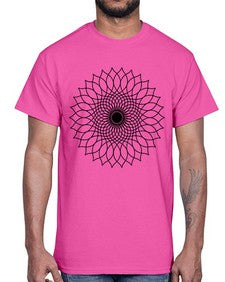 mandala 846#- mandala- Cotton Tee