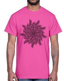 mandala 869#- mandala- Cotton Tee
