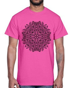 mandala 877#- mandala- Cotton Tee