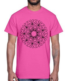 mandala 889#- mandala- Cotton Tee