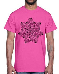 mandala 903#- mandala- Cotton Tee