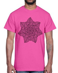 mandala 904#- mandala- Cotton Tee