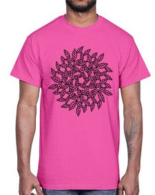 mandala 906#- mandala- Cotton Tee