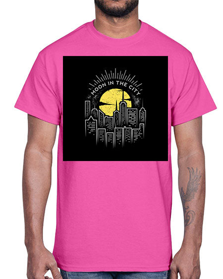 mooninthecity 2#- moon- Cotton Tee