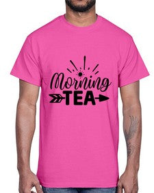 morning tea 1405#- tea- Cotton Tee