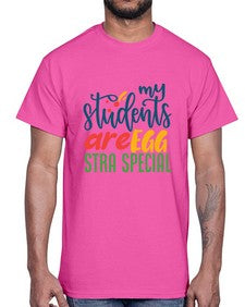 my students are egg strA special Style 295#- teacher- Cotton Tee