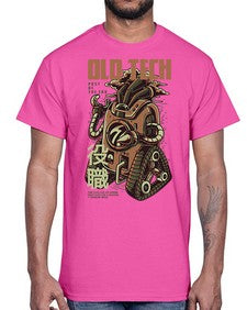 old tech 966#- art pop art- Cotton Tee