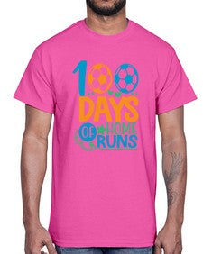 one hundred days of home runs 568#- one hundred days- Cotton Tee