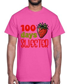 one hundred days sweeter 585#- one hundred days- Cotton Tee