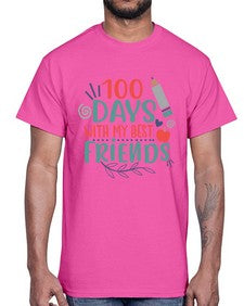 one hundred days with my best friends 587#- one hundred days- Cotton Tee