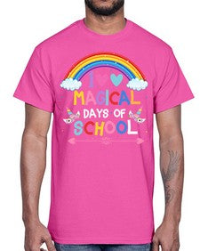 one hundred magical days of school 594#- one hundred days- Cotton Tee