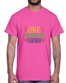 one thankful teacher Style 335#- teacher- Cotton Tee