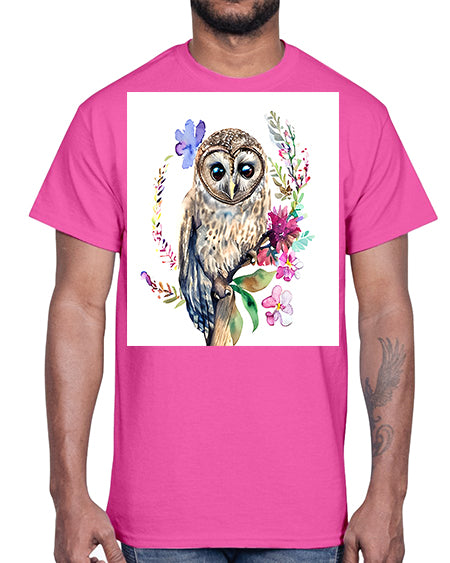 owl 12#- owl- Cotton Tee