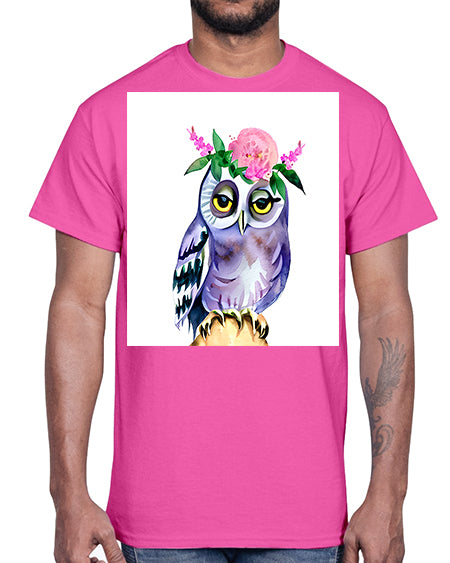 owl 15#- owl- Cotton Tee
