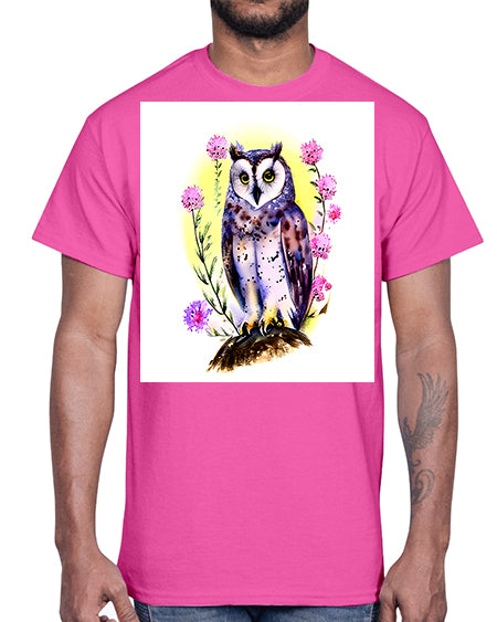 owl 18#- owl- Cotton Tee