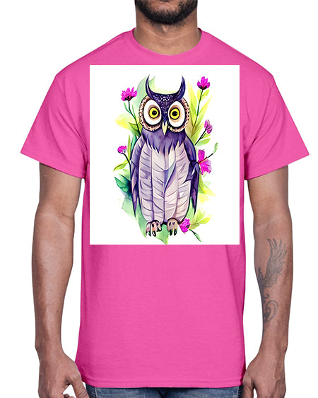 owl 23#- owl- Cotton Tee