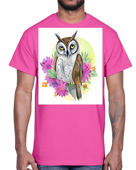 owl 24#- owl- Cotton Tee
