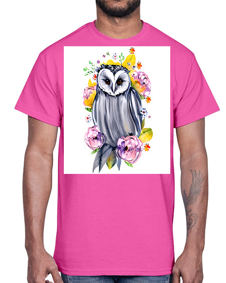 owl 27#- owl- Cotton Tee