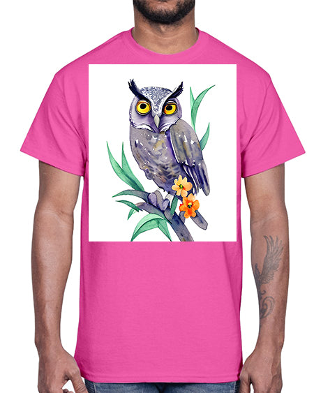 owl 28#- owl- Cotton Tee