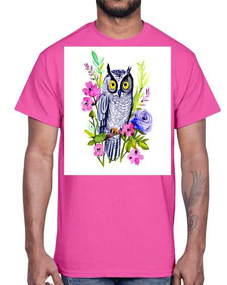 owl 29#- owl- Cotton Tee