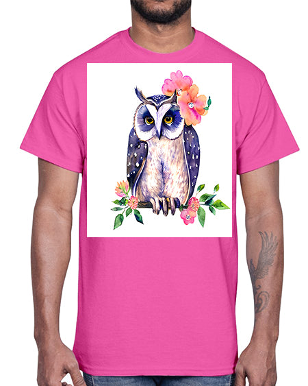 owl 2#- owl- Cotton Tee