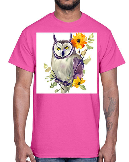 owl 4#- owl- Cotton Tee