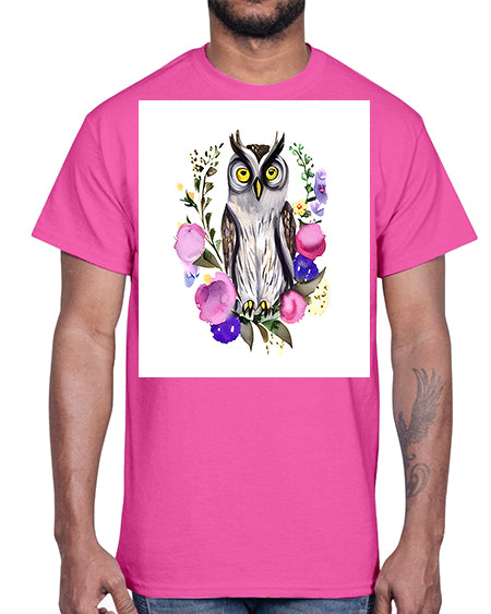 owl 5#- owl- Cotton Tee