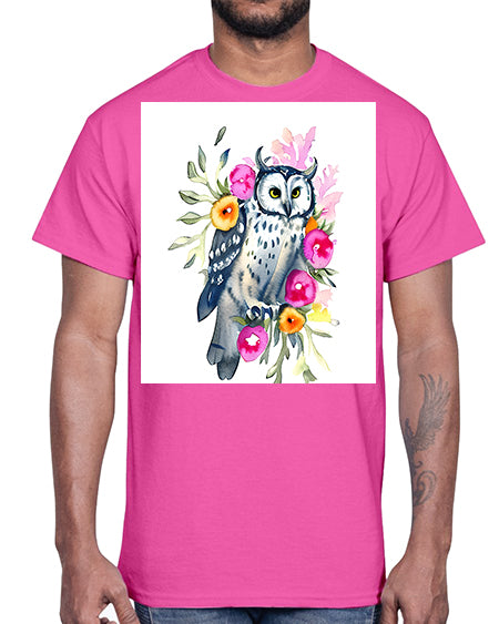 owl 8#- owl- Cotton Tee