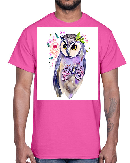 owl 9#- owl- Cotton Tee