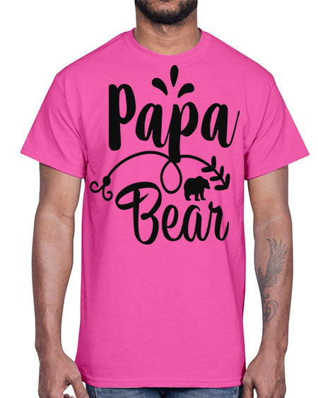papa bear 215#- bears - animals- Cotton Tee