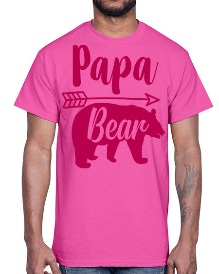 papa bear 217#- bears - animals- Cotton Tee