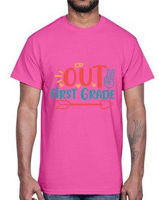 peace out first grade 623#- first grade- Cotton Tee