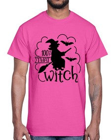 percent that witch 55#- witch- Cotton Tee