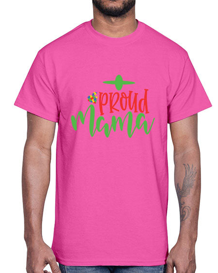 proud mama Style 38#- autism- Cotton Tee