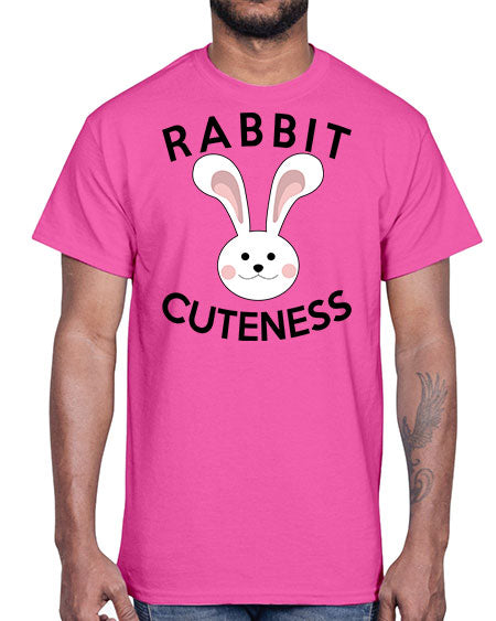 rabbit cuteness- rabbit- Cotton Tee