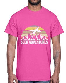seek adventures  35#- airplane- Cotton Tee