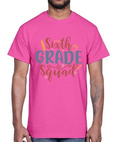 sixth grade squad 883#- sixth grade- Cotton Tee