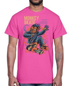 skate monkey ytbpr 1045#- art pop art- Cotton Tee