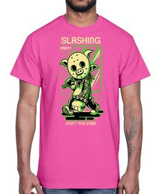 slashing party sutnk 1074#- art pop art- Cotton Tee