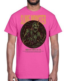 slime monster 1075#- art pop art- Cotton Tee