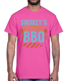smokeys famous bbq 403#- bbq- Cotton Tee