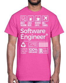 software engineer 1409#- engineer- Cotton Tee